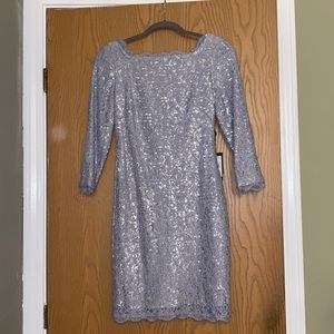 **LAST CALL** Adrianna Papell Sequin & lace dress